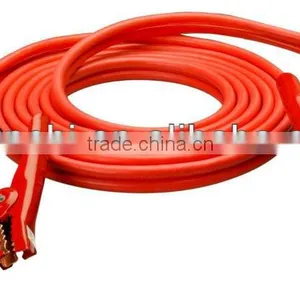 Heavy-Duty 4-Gauge Auto Battery Booster Cables With Polar Glo-Watt Clamps (20 Feet) thumbnail-1