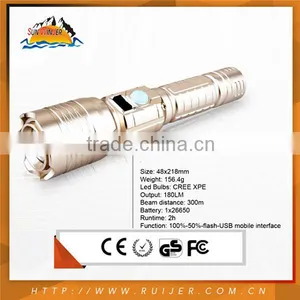 High Quality Professional Certificated Power Flashlight Torch thumbnail-1