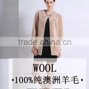 Wholesales Cashmere Wool Full-length Coat thumbnail-1