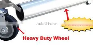 Torin 12'' Black Aluminum Heavy Duty Wheel Skate Jack thumbnail-2