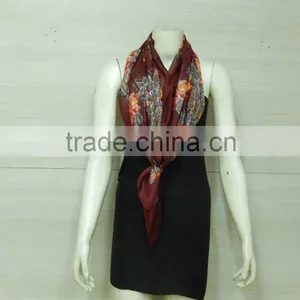 New Indian Designer Fancy Silk Scarves 2015-2016 thumbnail-4