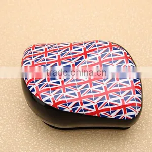 Newest Korea Style Wholesale Head Massage Rainbow ABS Hairdressing Comb thumbnail-4
