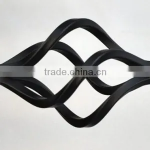 Forged Iron Birdcage Window Drapery Rod Set thumbnail-2