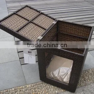 Simple Style Cat Daybed House Rattan Pet Furniture thumbnail-3