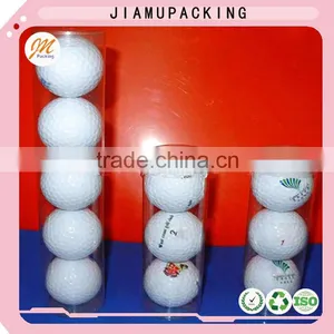 Disposable Plastic Tennis Ball Tube , Plastic Golf Ball Cylinder Packaging, Quality Round Box thumbnail-4