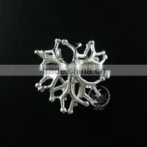 25*25mm Silver Plated Brass Coral Branch Pendant Charm DIY Supplies 1820279 thumbnail-4