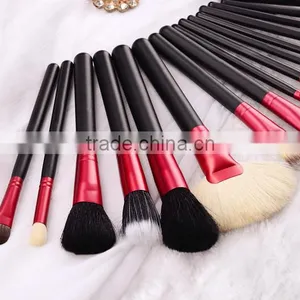 High Quality 18pcs Red Makeup Brush Set,stock Product With Factory Price thumbnail-6