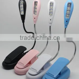 Rechargeable Book Reading Light With 4 LED Bulb and Clip Suitable for Travel,Reading, Camping,bbq Light thumbnail-4