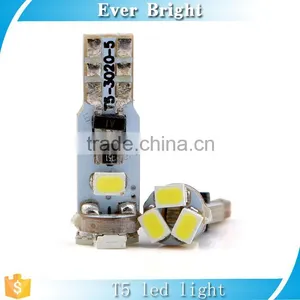 T5 5smd LED Bulb 3020 T5 Interior Instrument Panel Light Fixtures thumbnail-1