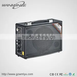 2016 China Wholesale Wooden Portable Speaker Powerful AMP Speaker Handle Wooden Cabinet thumbnail-1