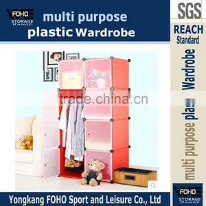 AL0028-8 DIY Red Color Wardrobe Organizer With Flower E-co Frendly Material thumbnail-1
