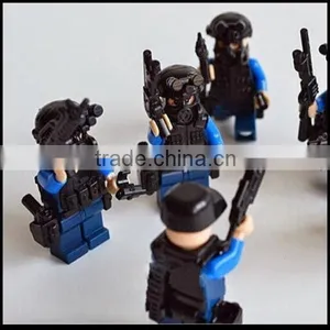 Police Mini Figures DIY Assembling Kids Educational Toys Gift,custom Plastic Assembling Toys,custom Educational Toy Mini Figures thumbnail-2