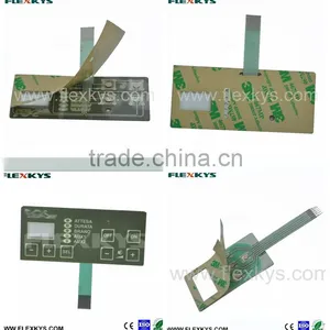 LED Lights Integrated Metal Dome Membrane Switch With Chemical Resistant Membrane Label thumbnail-6