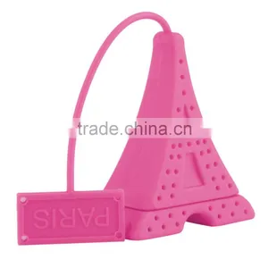 Mini Eiffel Tower Design Silicone Tea Strainer Bag thumbnail-1