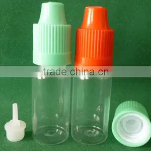 5ml 10ml PET Clear Brown E Cigarette Medicine Juice Liquid Plastic Dropper Bottle With Long Thin Tip and Childproof Cap thumbnail-2