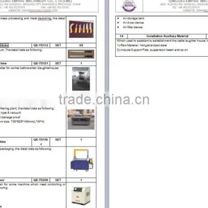 Hight Quality Second Hand Cattle and Sheep Slaughterhouse Project For Slaughter Line Equipment thumbnail-6