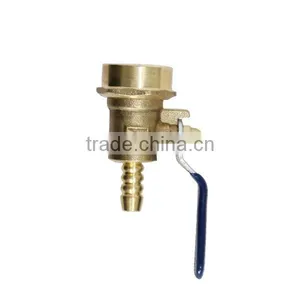 ILOT Brass Ball Valve(female Thread+hose Barb) Connecting Pipe With 1/2 Internal Thread thumbnail-2