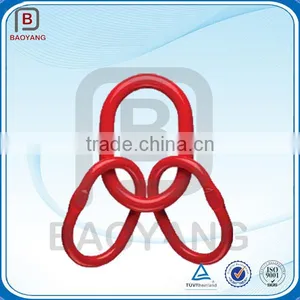 China Manufacturer Excavator Track Forged Red Painted Master Link thumbnail-1