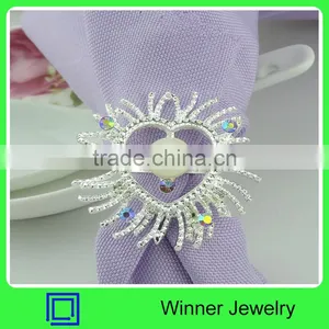 NR026 Bulk Wholesale Jeweled Napkin Ring thumbnail-1