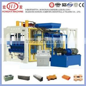 QT8-15B Beton Block Simple Production Line / Concrete Brick Producing Line / Cement Solid Brick Forming Machinery thumbnail-1