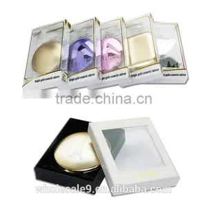 Plastic Plating Colourful Folding Portable Pocket Mirror thumbnail-5