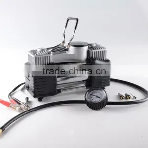 H90140 150PSI Double Cylinder Portable Car Air Compressor With Heavy Duty thumbnail-2