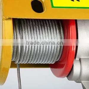 Small Electric Winch Hoist Mini Wire Rope Winch thumbnail-4