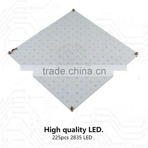 Hydroponic Growing Systems SMD Full Spectrum 45W LED Grow Panel thumbnail-2