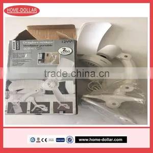 White Plastic Portable Fan thumbnail-2