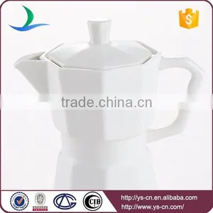 Wholesale Modern White Ceramic Tea Pot thumbnail-2