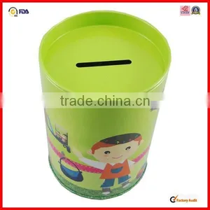 Recycled Material Factory Sale Custom Can Coin Tin thumbnail-1