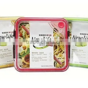China Style Easy Open Plastic Bento Lunch Box thumbnail-1