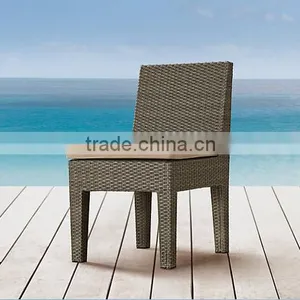 2017 Simple Design Strong Chaise Synthetic Rattan Modern Armless Chairs thumbnail-2
