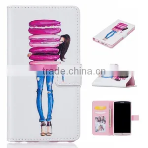 Low Price High Quality Embossed Leather Phone Wallet Case For LG thumbnail-2