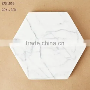 Natural Stone Table Tea Plate Marble Coaster thumbnail-2