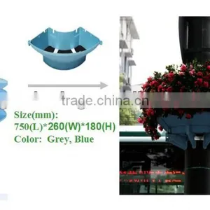 SOL Durable Self-watering Grow Pots Lamp Post Green Modular Vertical Planter thumbnail-4