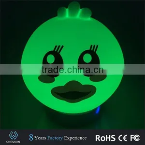 2016 Outdoor Portable Cute Duck Shape Bluetooth Speaker With Smart Lamp thumbnail-3