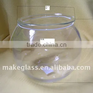 Large Glass Fishbowl/glass Fish Container thumbnail-1