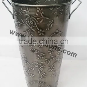 Vintage Christmas Metal Flower Vases/ Flower Vase for Garden thumbnail-1