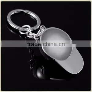 Custom Factory Price Promotional Gifts Cap Shape Metal Keychain Zinc Alloy Hat Keyring Wholesale thumbnail-3