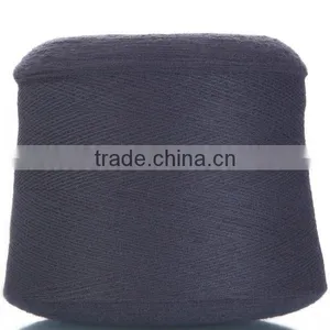 Dyed PBT Core Spun Yarn 28s/2 Viscose Nylon PBT Blended Yarn for Knitting thumbnail-1