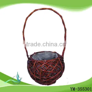 Cheap Wicker Baskets 2016 New Product Hot Selling With Handle thumbnail-1