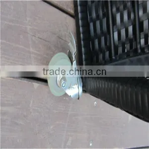 Twisted Shaped Rattan Shower With a Pulley System thumbnail-3