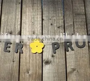 Hot Sell Hater Proof Banner Felt Garland Made in China thumbnail-1