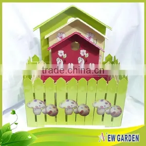 Customized Designed House Shape With Cover Small Decorative Flower Pots thumbnail-2