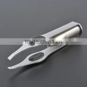 Manufacturers Sell LED Flashlight Eyebrow Clip, Eyebrow Tweezers, Band Light, Eyebrow Clip, Stainless Steel Oblique Eyebrow Clip thumbnail-2