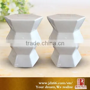 High Quality Pure White Ceramic Stools From Club Chair China Manufacturer thumbnail-1