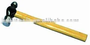 British Type Ball Pein Hammer With Wooden Handle thumbnail-1