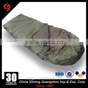Hollow Cotton 210T Nylon Waterproof Outdoor Camping Bag Army Sleeping Bag for Sale thumbnail-1