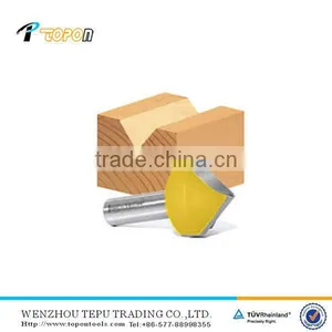 V-groove Router Bit (90 Degree) 12,7 mm Cutting Width 1/4 Inch Shank thumbnail-1